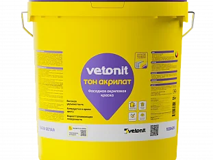 Краска Vetonit тон акрилат 25 кг.
